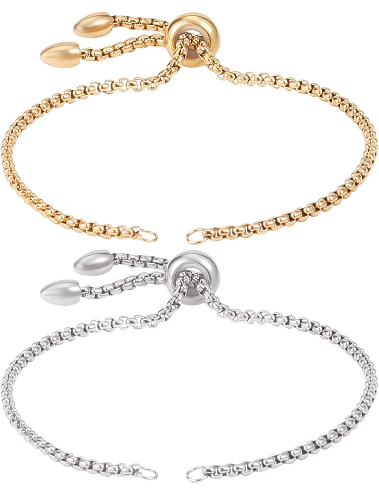 Personalisierte Armbänder in Silber und Gold