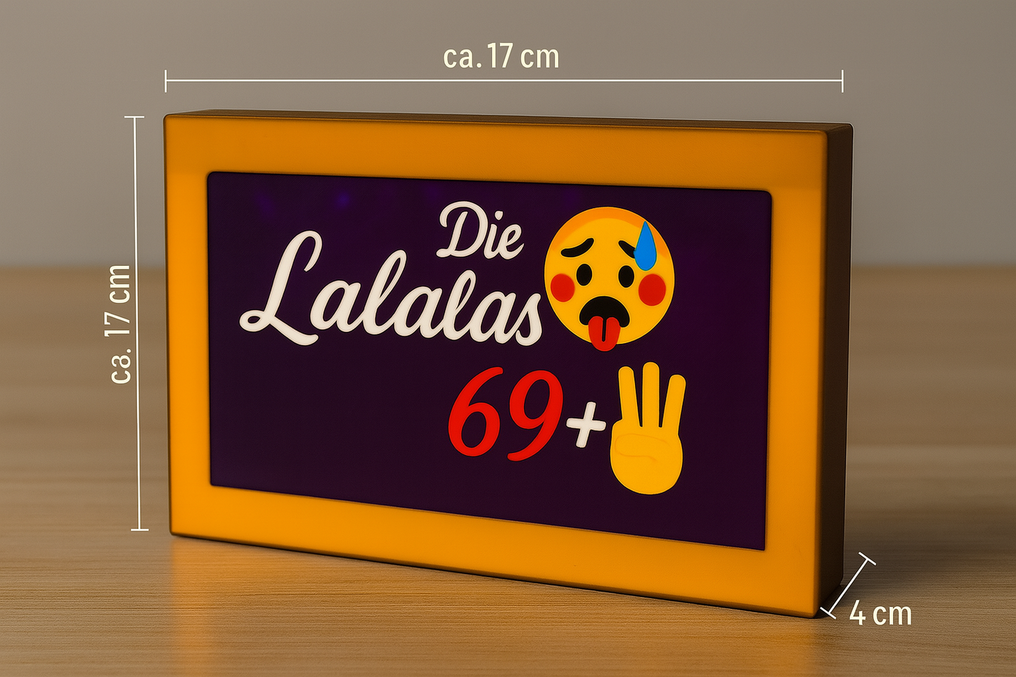 LEDs Rahmen - Personaliesiert - Firmenlogo Tiktok Insta ect