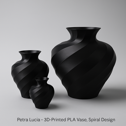 Vase „Petra Lucia“ – Eleganz in Spiralen