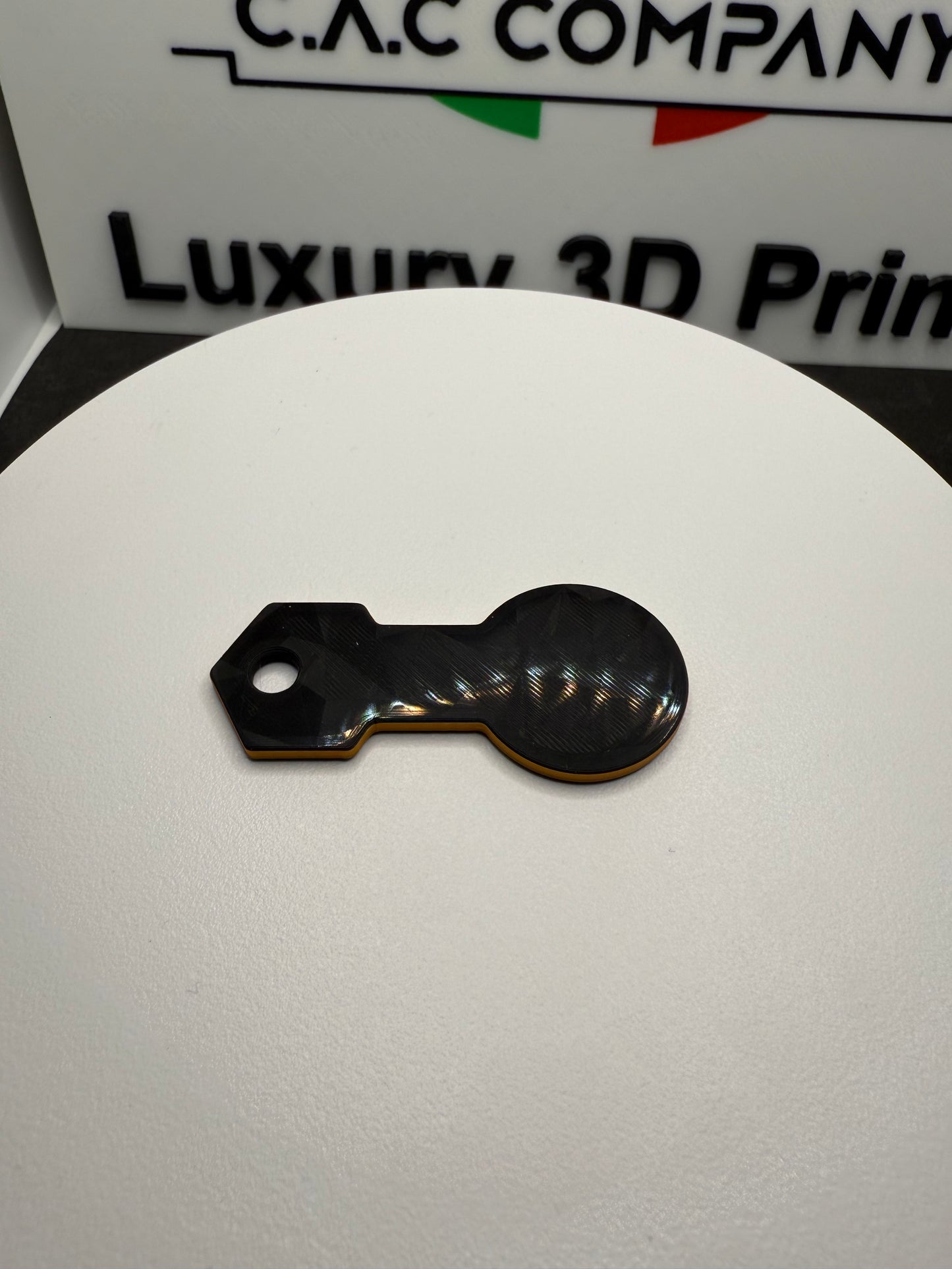 Personalisierte Einkaufswagenchips 3D gedruckt + graviert