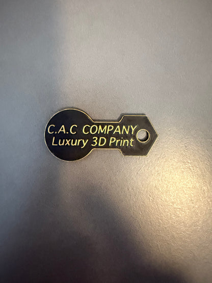 Personalisierte Einkaufswagenchips 3D gedruckt + graviert