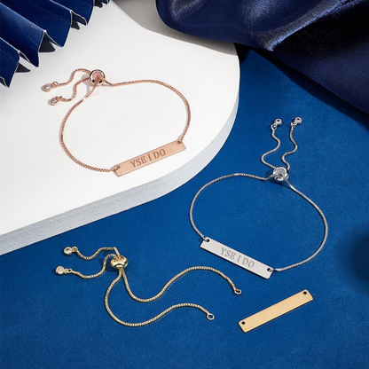 Personalisierbare Armbänder in 3 farben