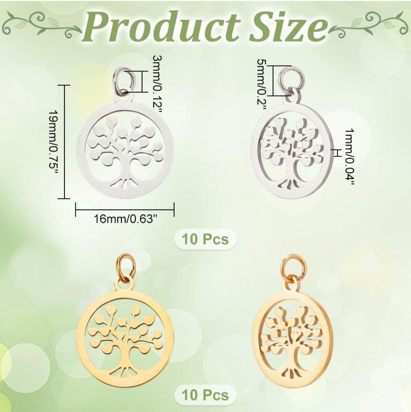 Baum des Lebens in Silber oder Gold