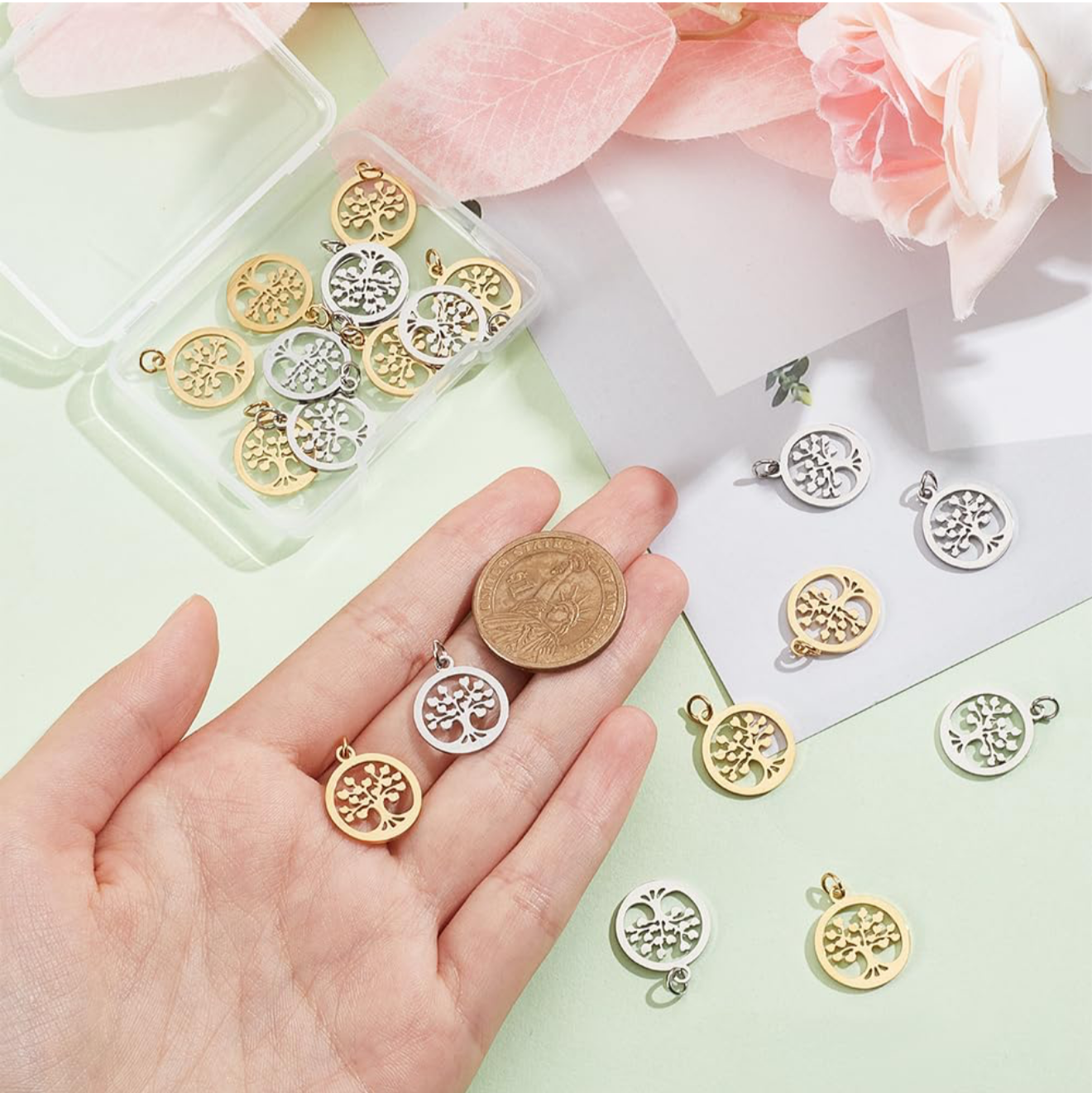 Baum des Lebens in Silber oder Gold