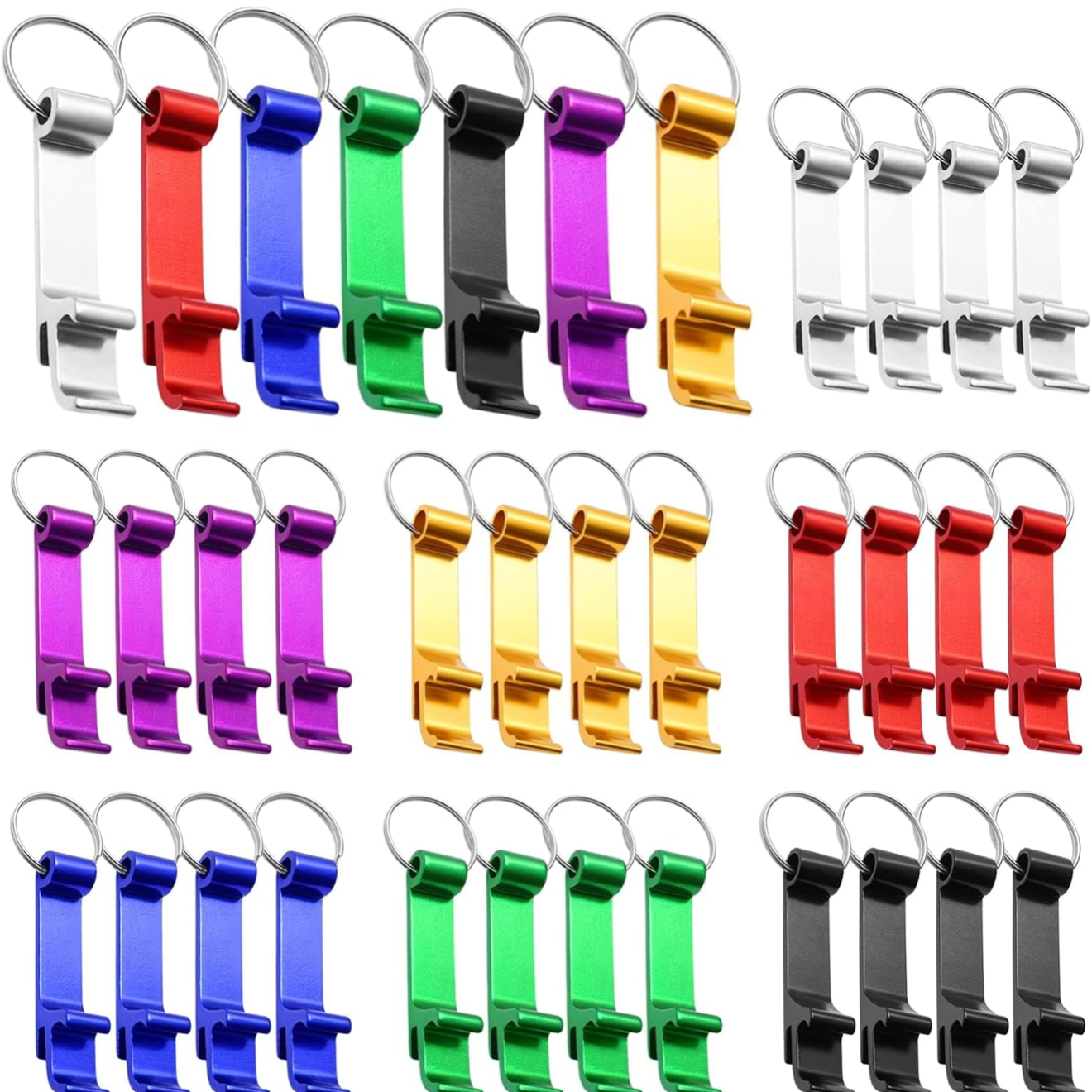 Flaschenöffner in verschiedenen Farben