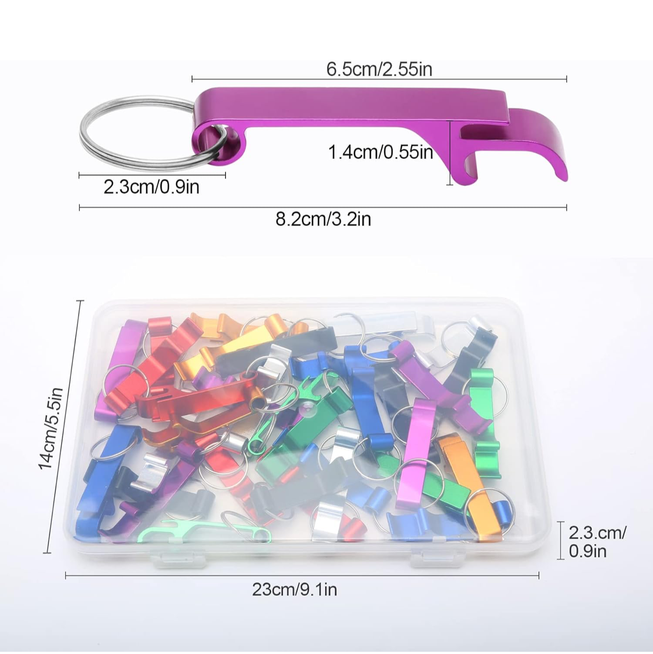 Flaschenöffner in verschiedenen Farben