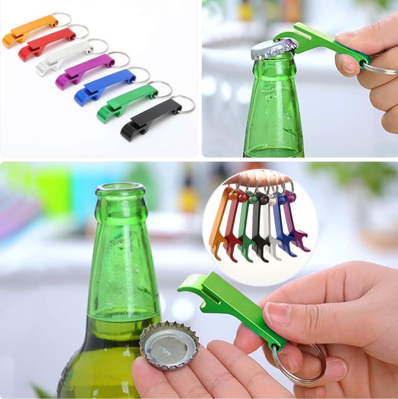 Flaschenöffner in verschiedenen Farben