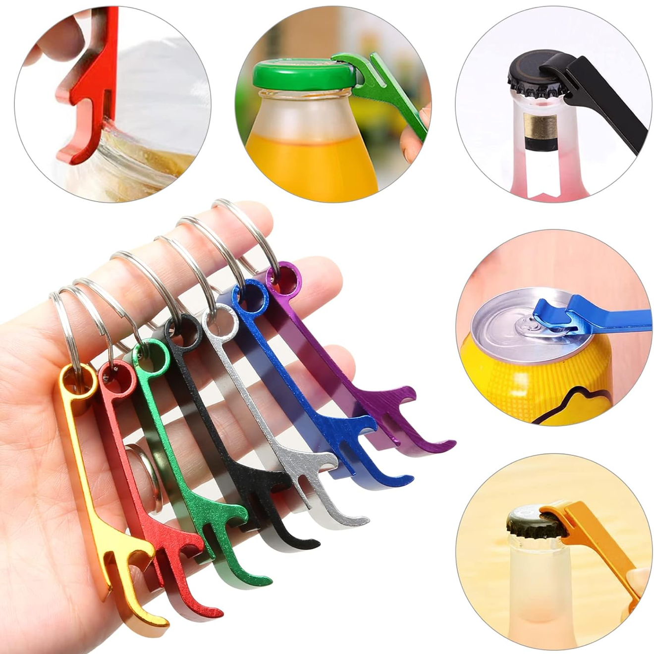 Flaschenöffner in verschiedenen Farben