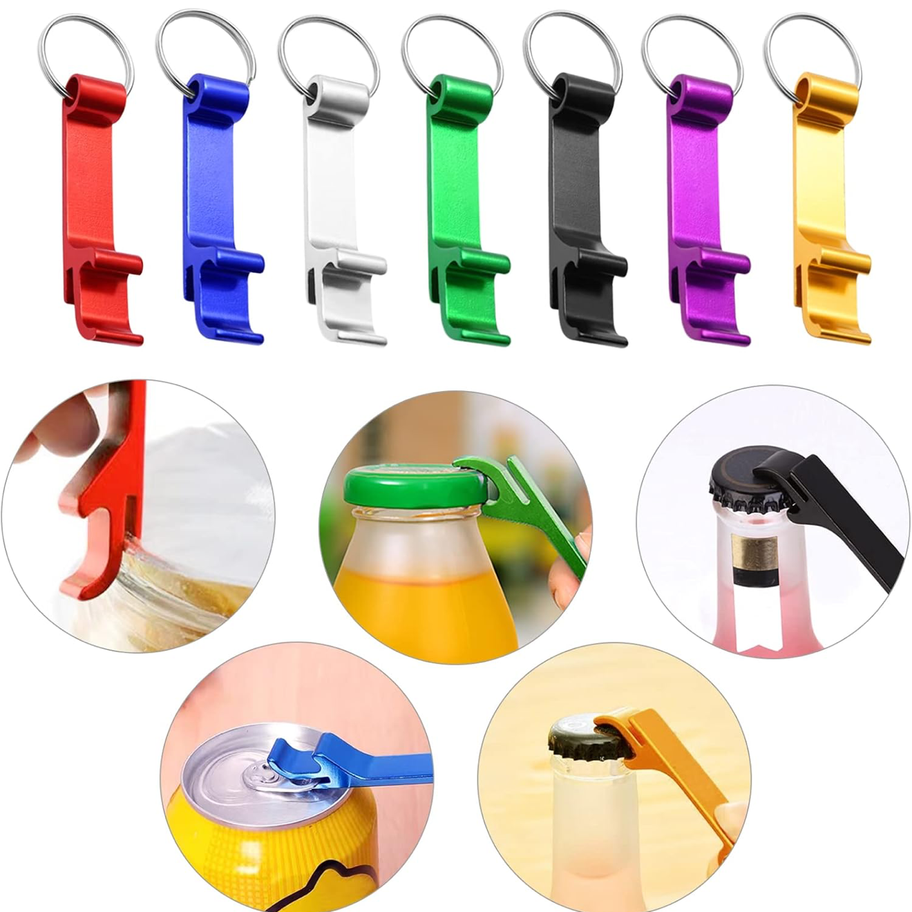 Flaschenöffner in verschiedenen Farben
