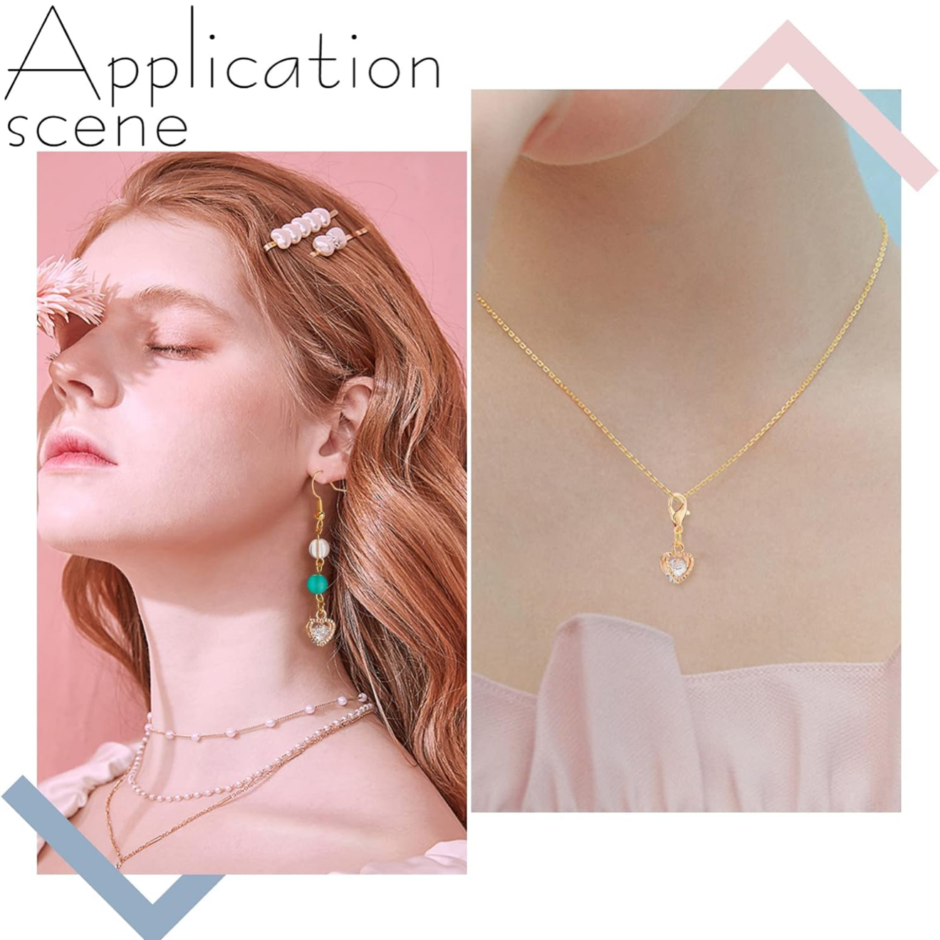 Herz Anhänger Gold mit Kristall