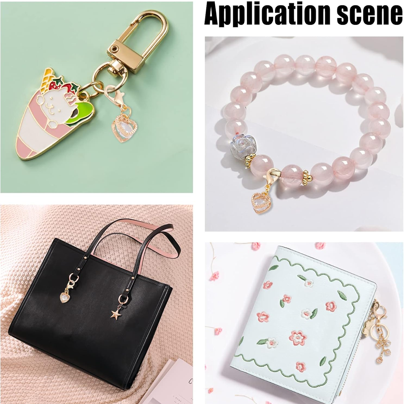 Herz Anhänger Gold mit Kristall