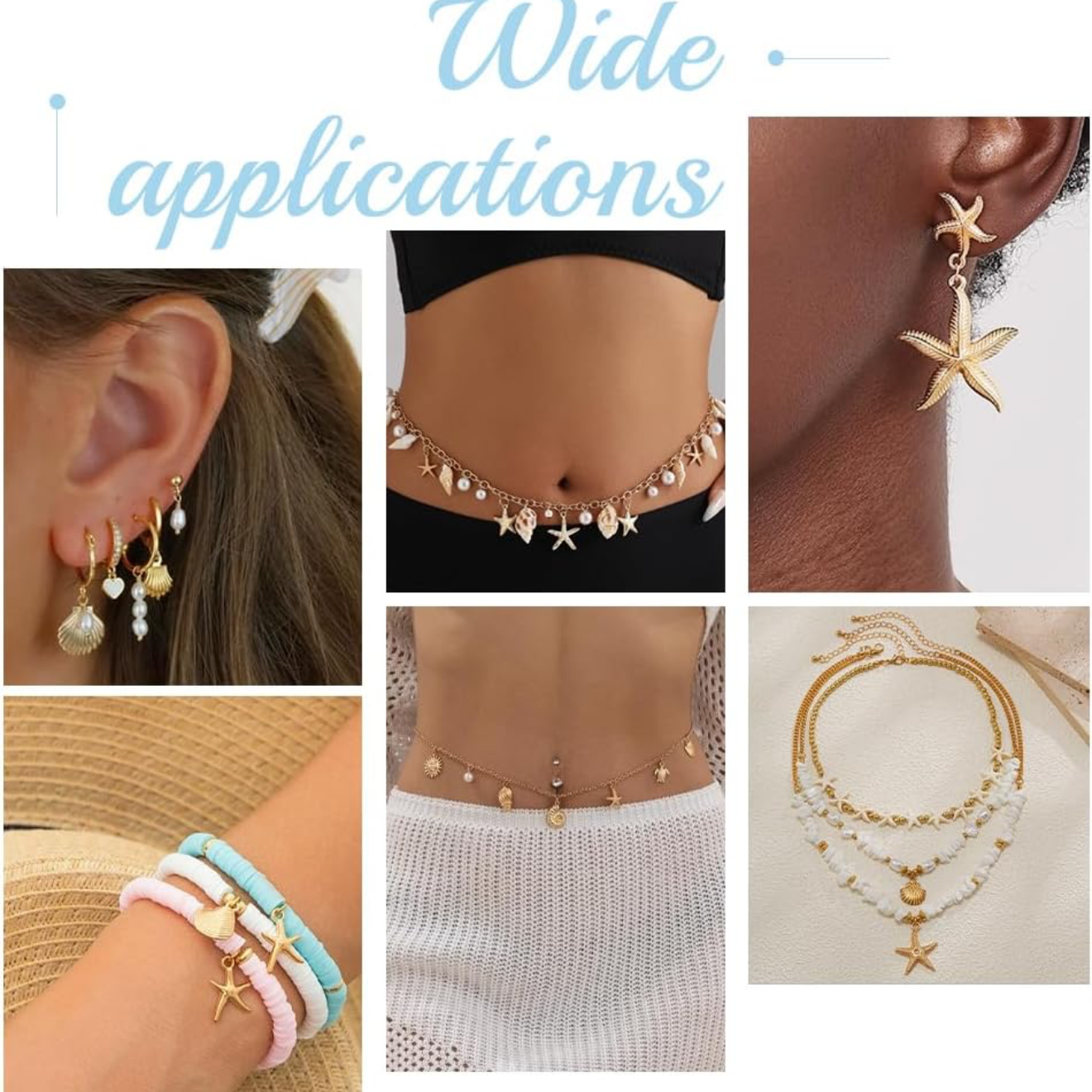 Verschiedene Anhänger gold - klein - mini