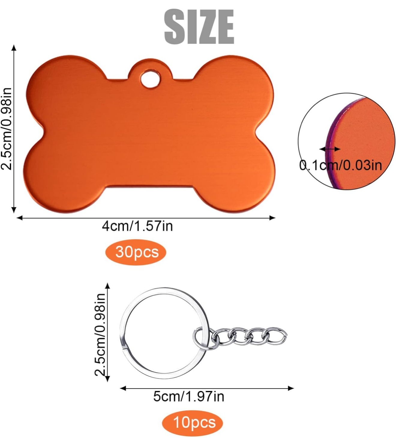 Personalisierte Tieranhänger