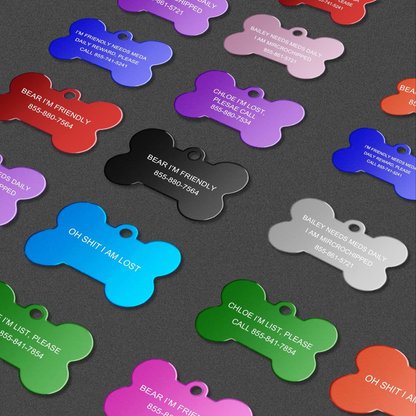 Personalisierte Tieranhänger