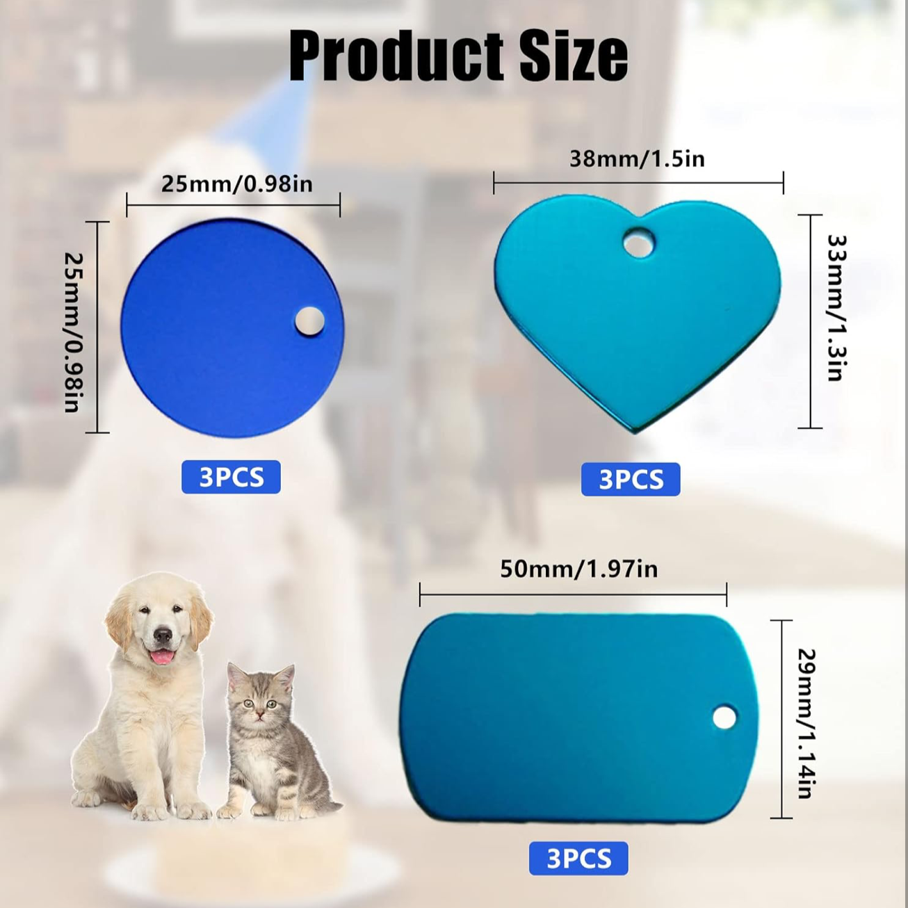 Personalisierte Tieranhänger