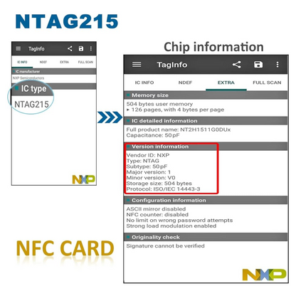 NFC CHIPS PLUS graviert oder 3D gedruckt