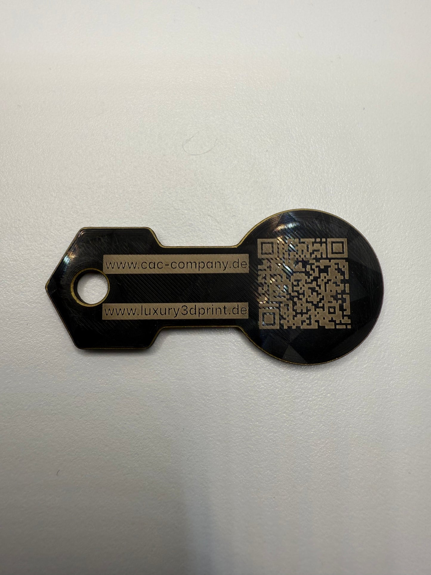 Personalisierte Einkaufswagenchips 3D gedruckt + graviert