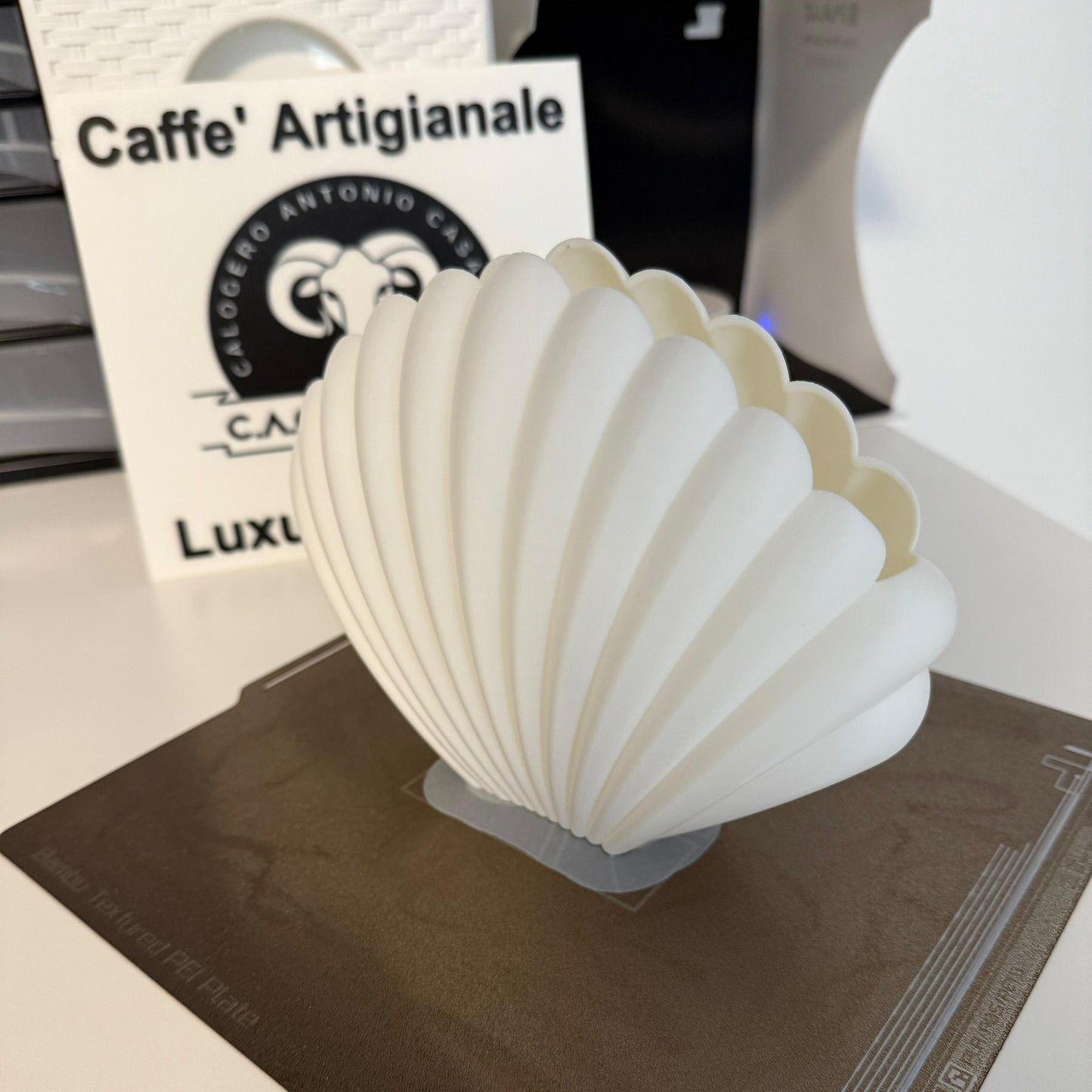 3D-gedruckte Muschel Vase