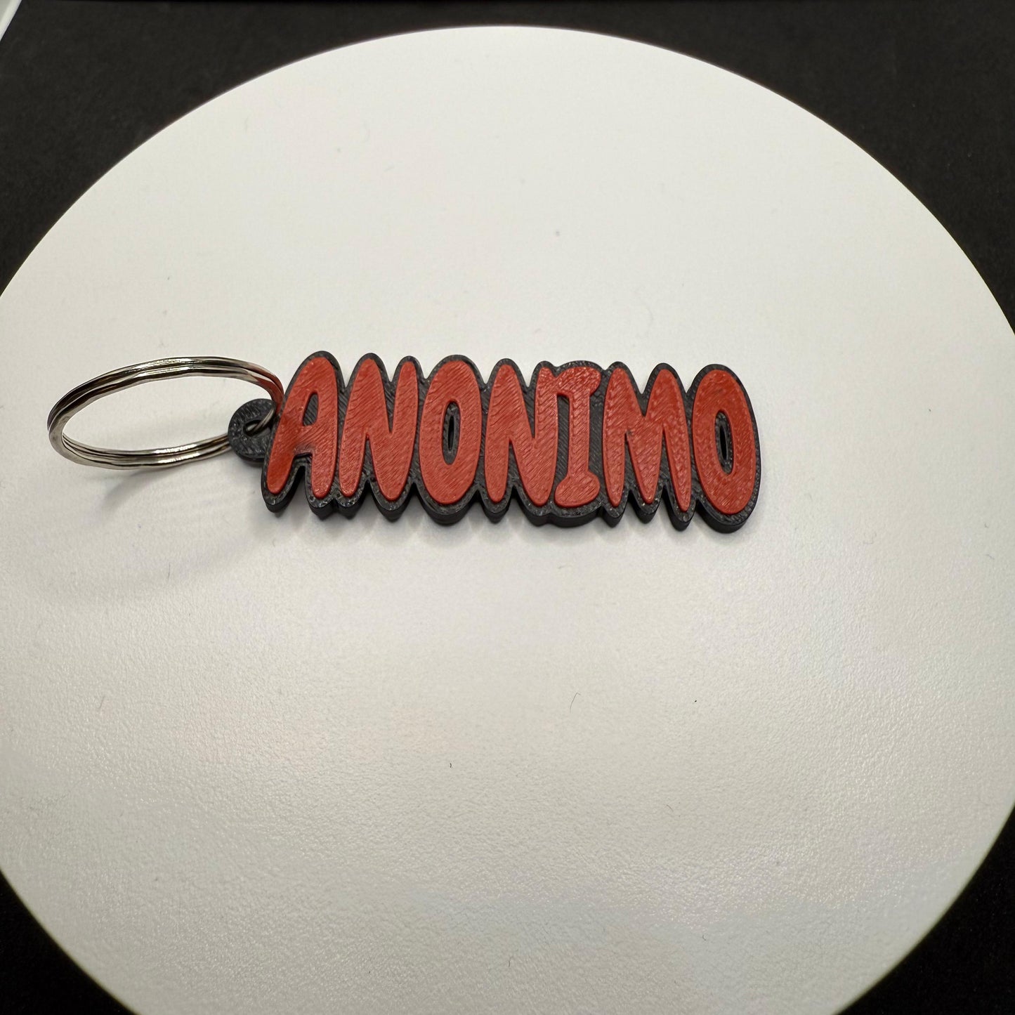 Personalisierte Namensschlüsselanhänger in 3D