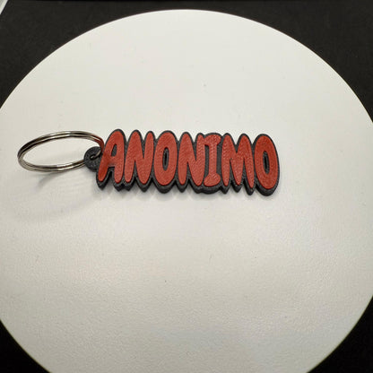 Personalisierte Namensschlüsselanhänger in 3D