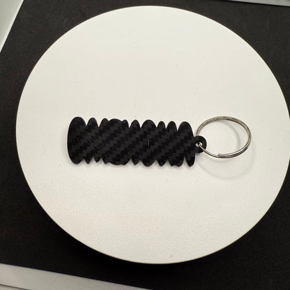 Personalisierte Namensschlüsselanhänger in 3D