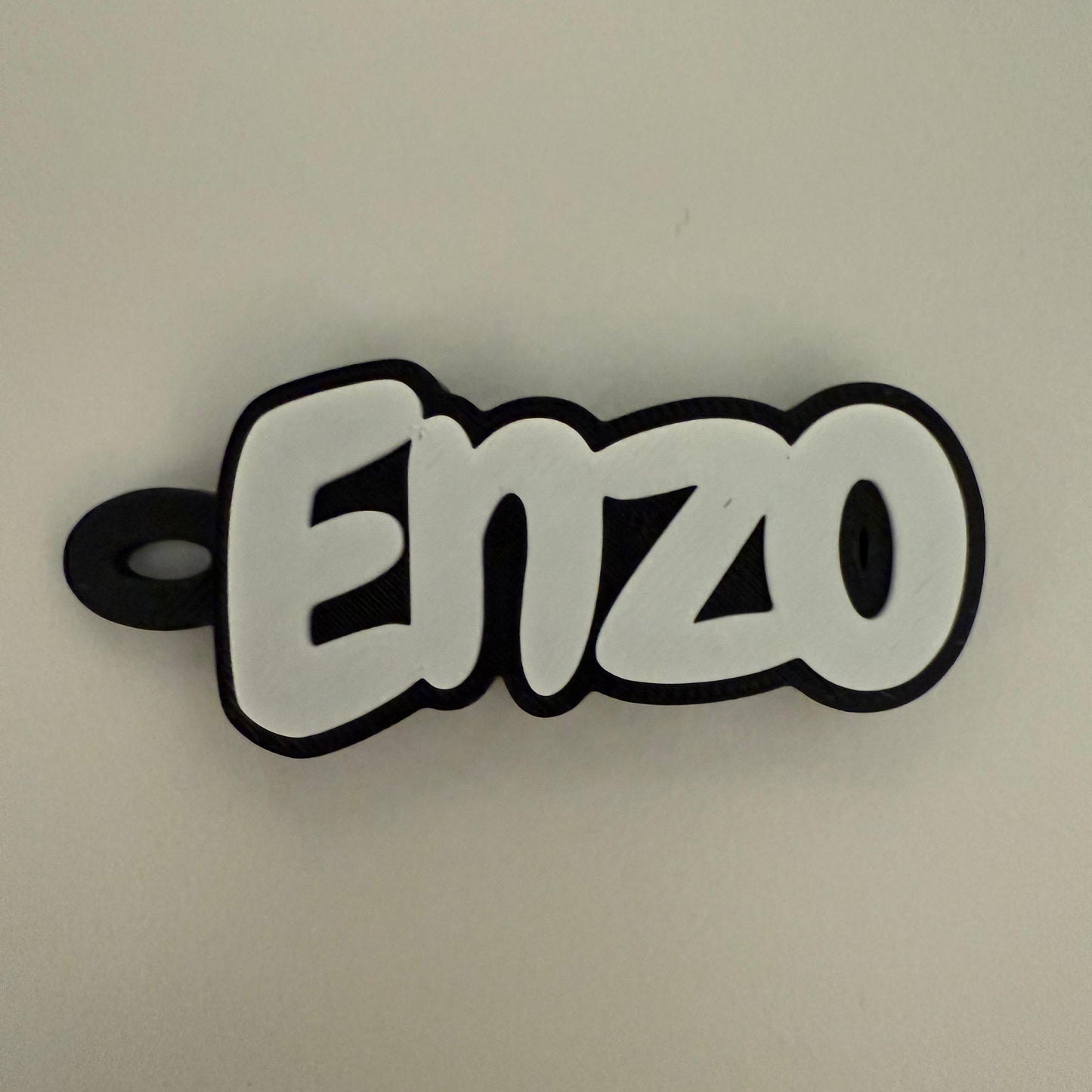 Personalisierte Namensschlüsselanhänger in 3D